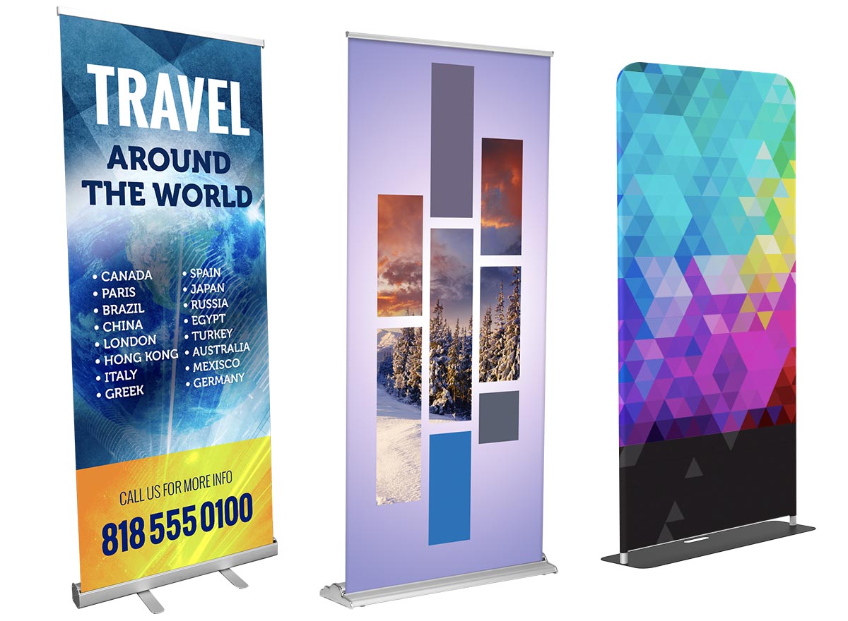 Large Format Printing - Banner Stands