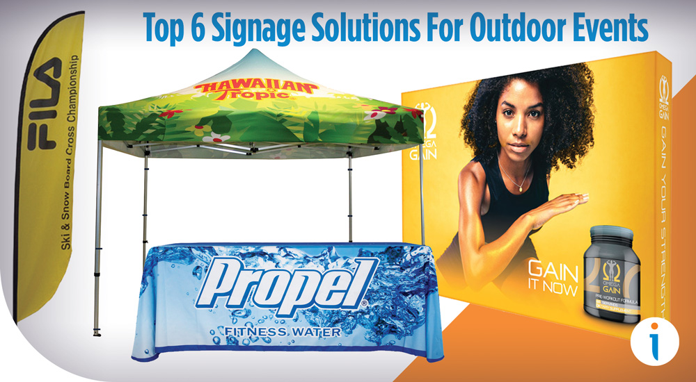 Top 6 Signage Solutions For Outdoor Events